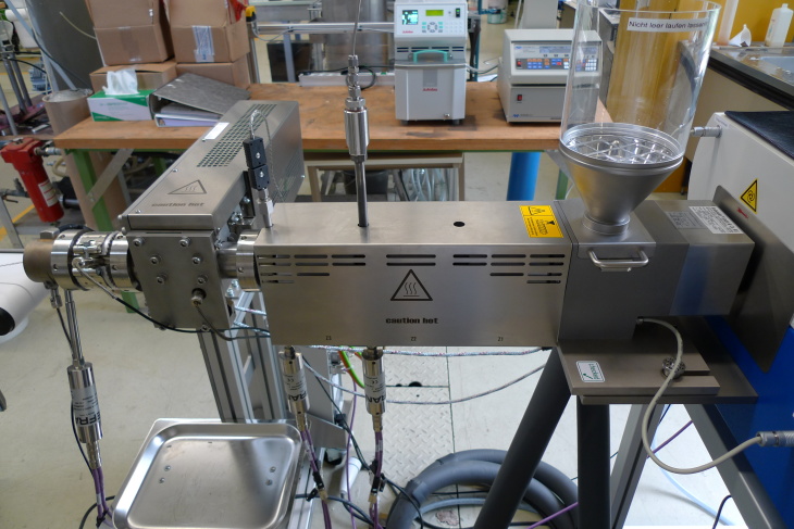 Photo: Hereon/general Foam extrusion line